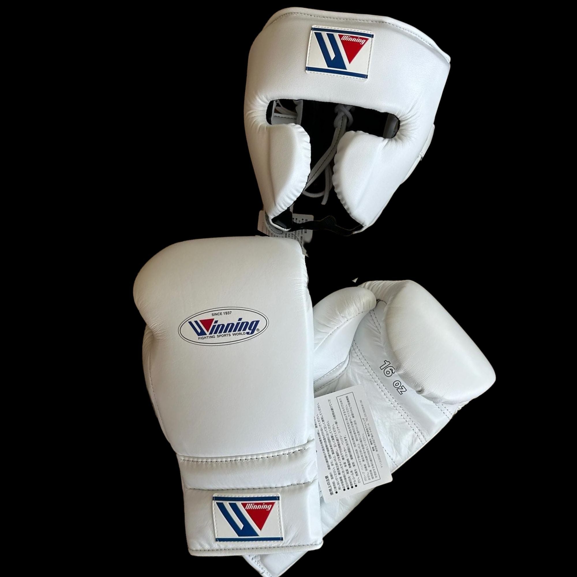 White Winning Boxing Gloves set, Winning Boxing Glove winning head guard, winning boxing set Winning Lace up Boxing Glove set, Boxing Glove set, Winning boxing gear set, PF Fitness Gear